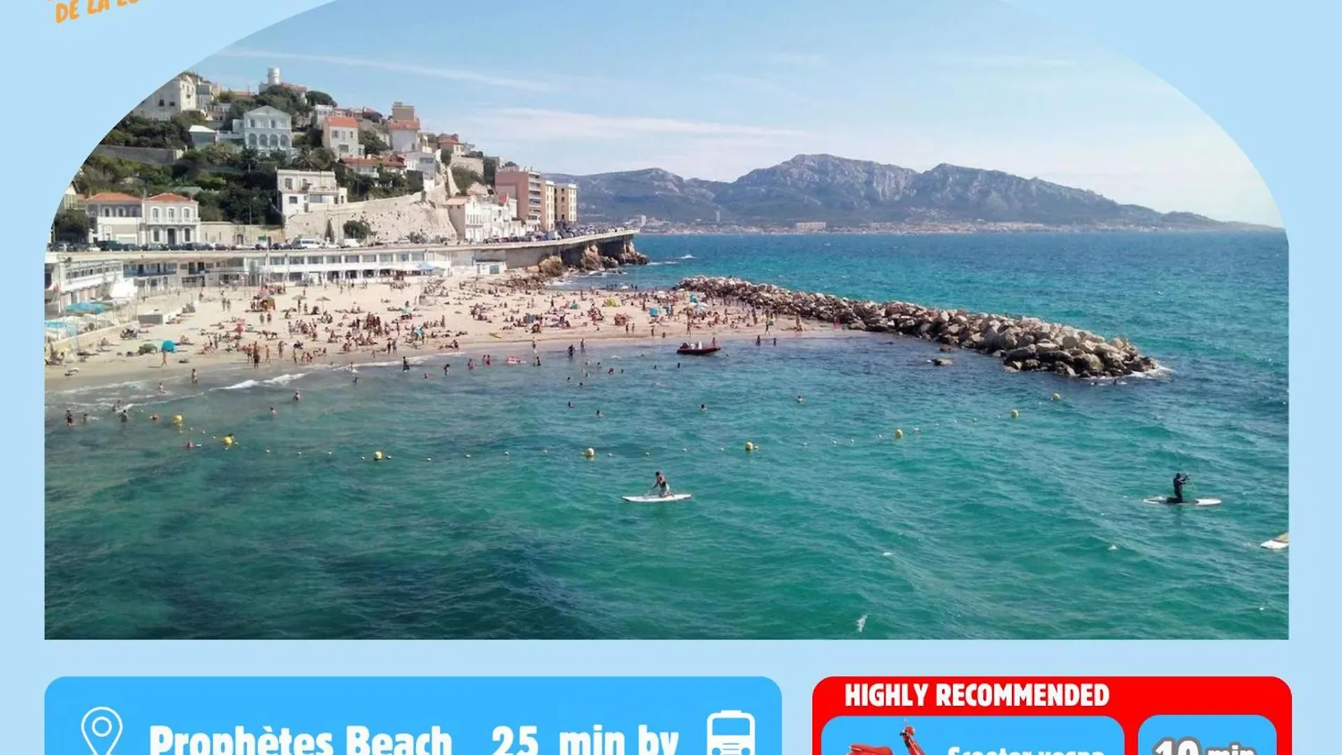Appartement A Montredon - Vue Sur Mer - Les Freres De La Loc' Марсель