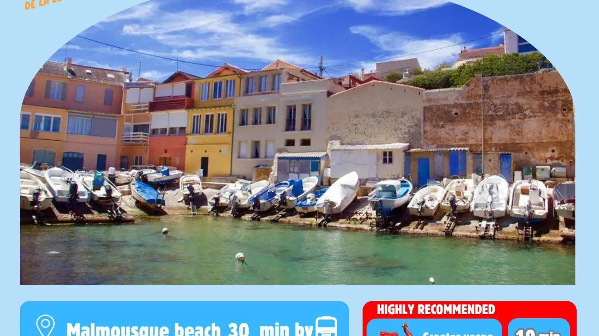 Appartement A Montredon - Vue Sur Mer - Les Freres De La Loc' Марсель Апартаменты